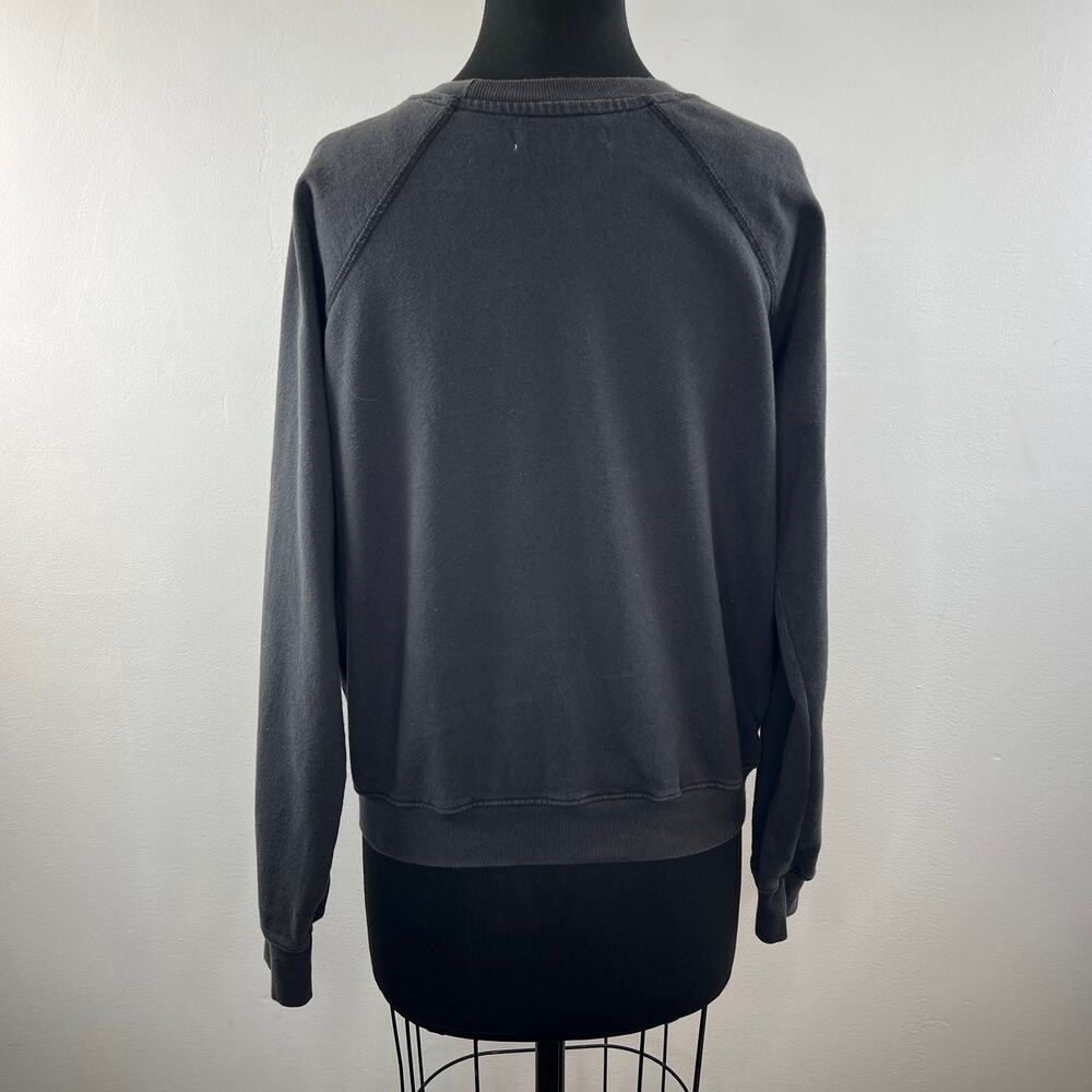 Spiritual Gangster Gray Sweatshirt Cotton MAS AMOR POR FAVOR Crew Size S Small - Picture 5 of 8